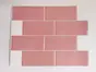 Faianţă autoadezivă 3D Smart Tiles, Folina, roz - set 10 plăci