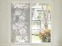 Folie sablare decorativă Margo, Folina, model floral, pentru uşi din sticlă, rolă de 100x210 cm