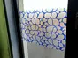 Folie geam autoadezivă River, Folina, model albastru, 100 cm lăţime
