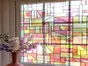 Folie geam electrostatică Madras, d-c-fix, vitraliu multicolor, dimensiune folie 67x150 cm