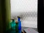 Folie geam autoadezivă Atalila, Folina, model geometric gri, 100 cm lăţime