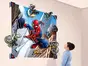 Fototapet 3D Spider Man Pop Out Decoration, Walltastic, decorațiune multicoloră, dimensiuni fototapet 121x152 cm