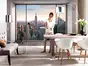 Fototapet 3D Penthouse, Komar, fereastră către peisaj urban, 368x254 cm