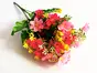 Plantă artificială, buchet 3 flori de câmp roz, 30 cm înălţime