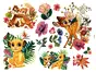 Set 15 stickere personaje Disney, Komar, Be in nature, 100x70 cm