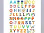 Sticker Alfabet Winnie, AGDesign, pentru copii, autoadeziv, multicolor