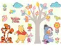 Sticker Winnie the Pooh Nature Lovers, Komar, pentru copii, multicolor- planşă de 50x70 cm