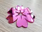 Set 10 stickere oglindă Floare, decorațiuni din oglindă acrilică roz
