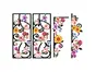 Sticker perete Suport flori, MagicFix, model floral, multicolor