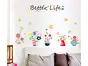 Sticker perete Better Life, Folina, decor floral multicolor
