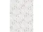 Tapet modern alb cu model geometric argintiu, Carat 1006314