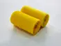 Set bandă arici, Velcro fără adeziv, benzi Hook and Loop, set bandă cu scai și puf ideală pentru cusut, role cu lățimea de 10cm - culoarea galbenă