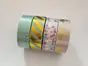 Set 4 role washi tape, benzi adezive decorative pastel