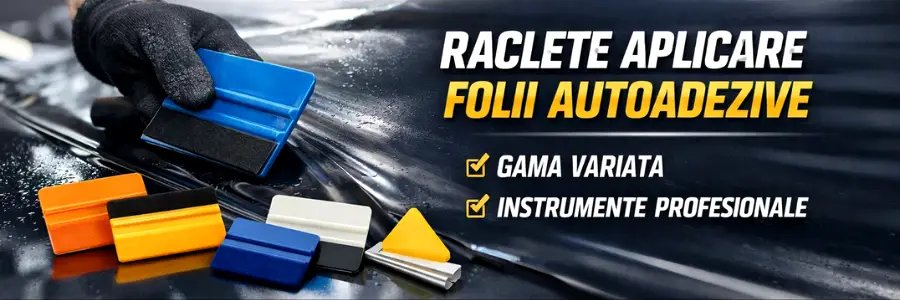 raclete aplicare autocolant