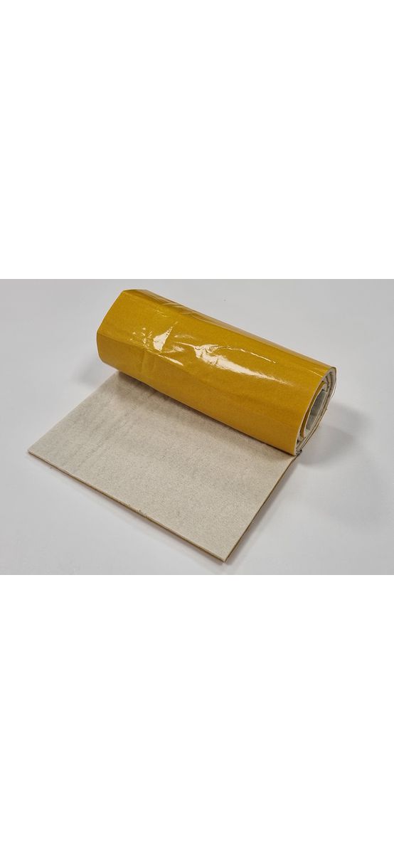 Pâslă autoadezivă, fetru autoadeziv, alb optic, pentru protecție suprafețe, rolă de 20x100 cm