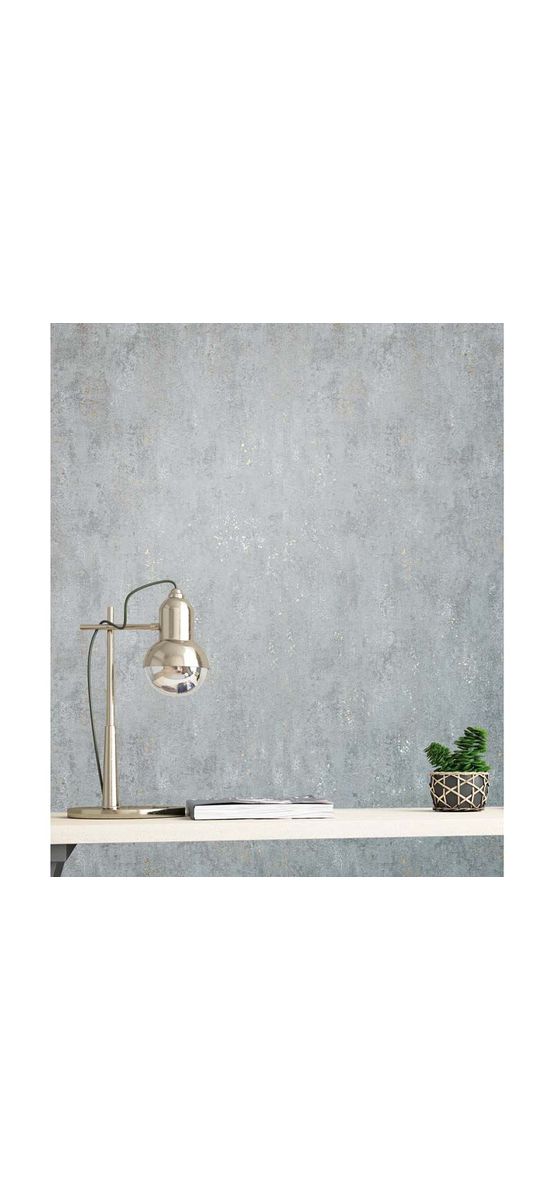 Tapet imitaţie decorativă gri cu inserţii argintii, Marburg Urban Spaces 32615