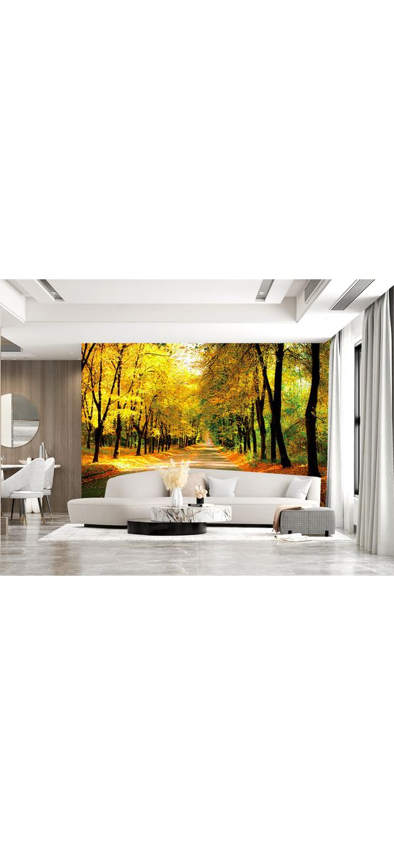 Fototapet peisaj de toamnă, Sunny day in the Autumn Park, 400x260 cm