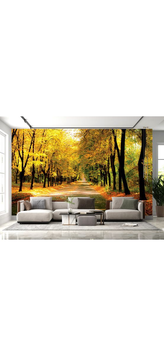 Fototapet peisaj de toamnă, Sunny day in the Autumn Park, 400x260 cm