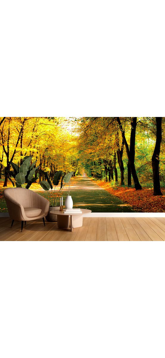 Fototapet peisaj de toamnă, Sunny day in the Autumn Park, 400x260 cm
