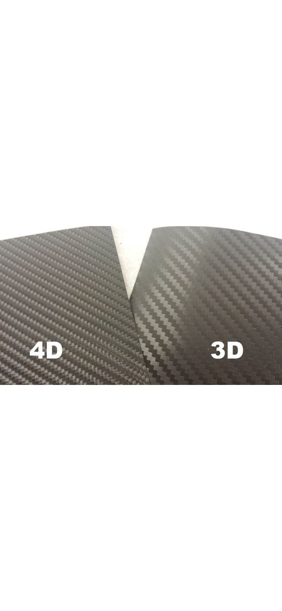 Autocolant negru carbon 4D, Folina, aspect mat, bubblefree, rolă de 152x200 cm