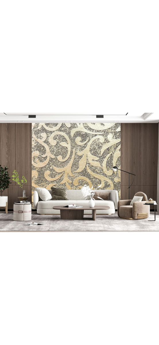 Fototapet Art Deco Stucco Texture, pentru living şi dormitor, 208x208 cm