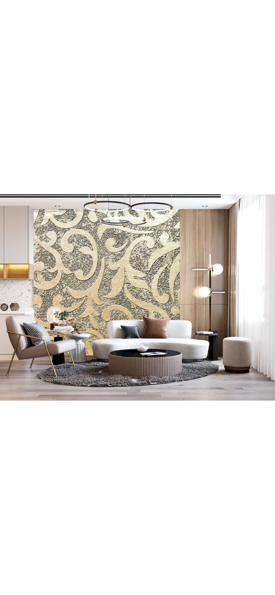 Fototapet Art Deco Stucco Texture, pentru living şi dormitor, 208x208 cm