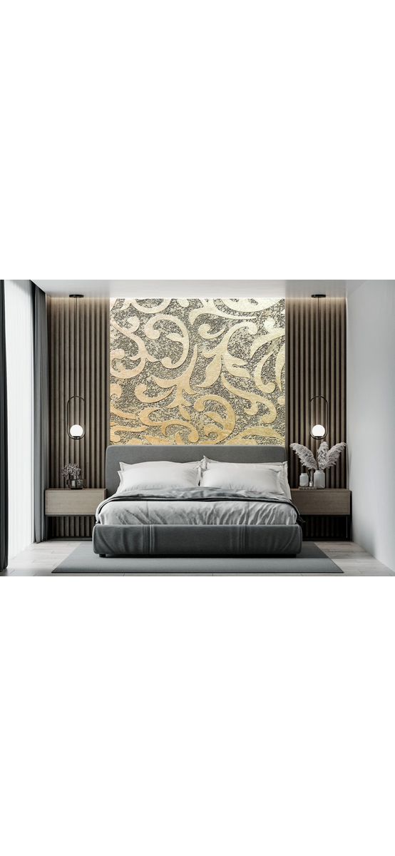 Fototapet Art Deco Stucco Texture, pentru living şi dormitor, 208x208 cm