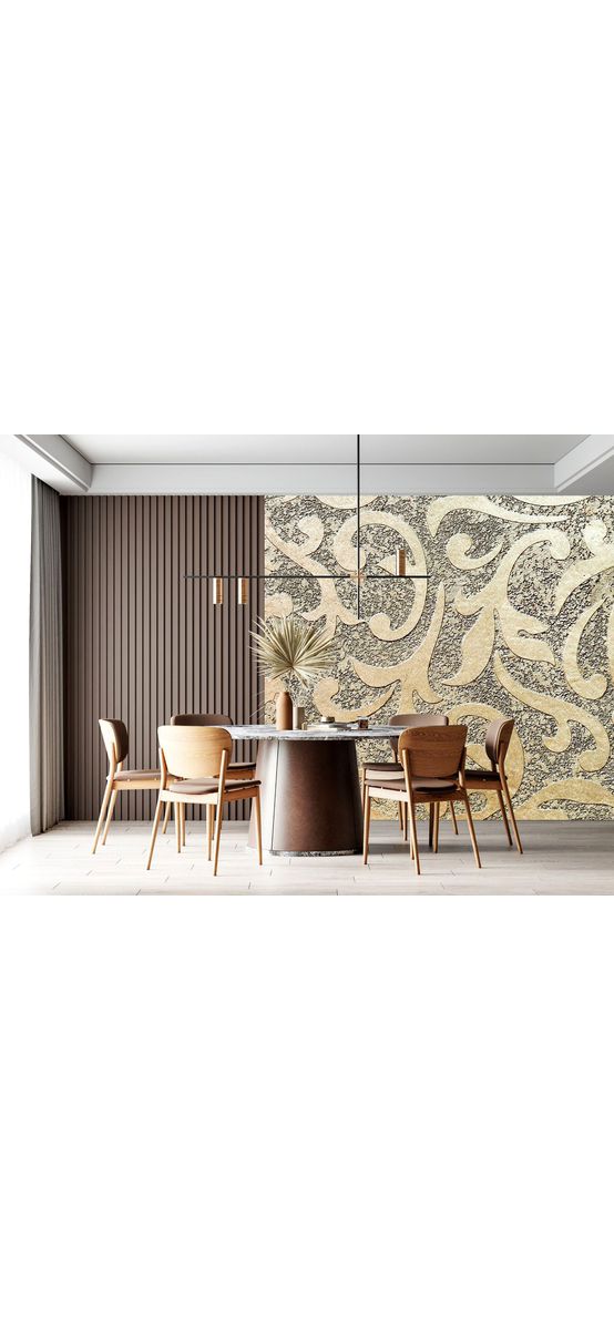 Fototapet Art Deco Stucco Texture, pentru living şi dormitor, 208x208 cm