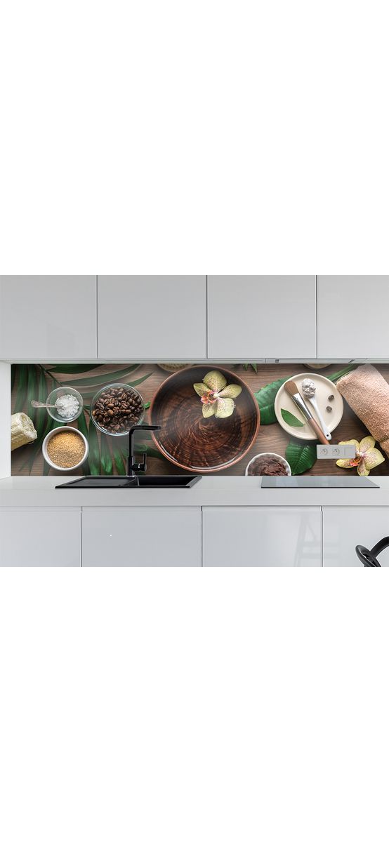 Autocolant perete, Folina, model cafea, rolă de 67x200 cm