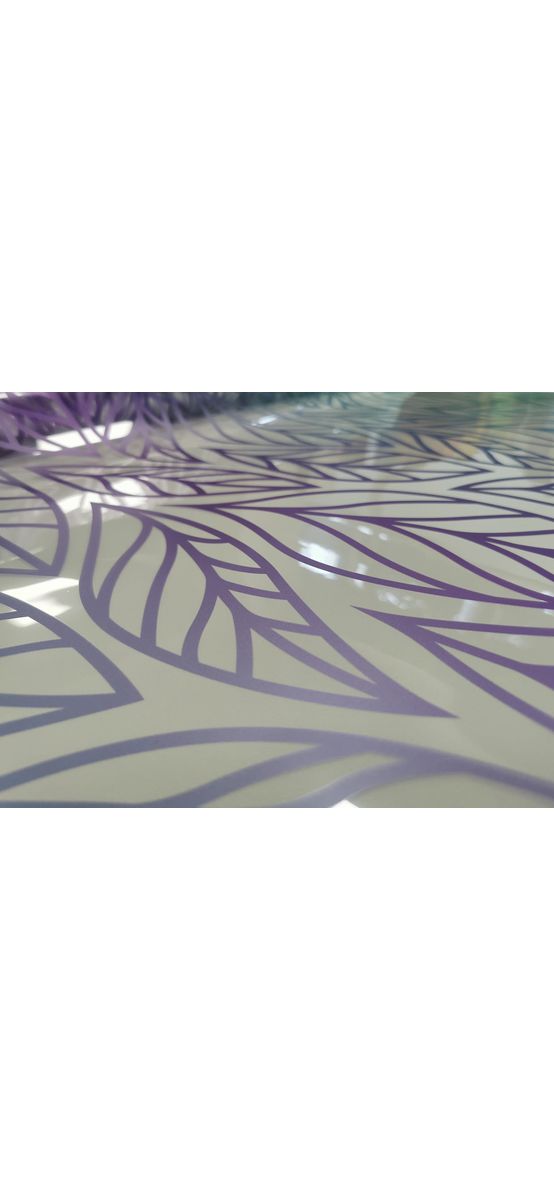Folie geam autoadezivă Lorient, Folina, transparentă în degrade turcoaz, 120 cm lăţime