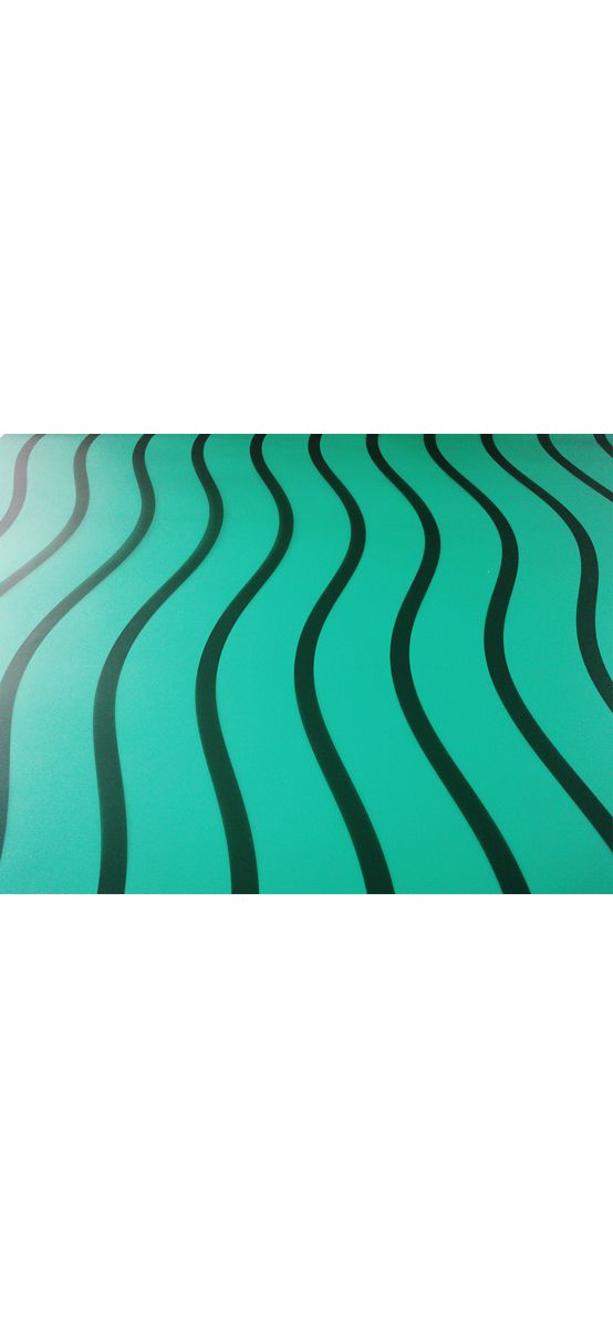 Folie geam autoadezivă Jade, Folina, verde cu valuri, 120 cm lăţime