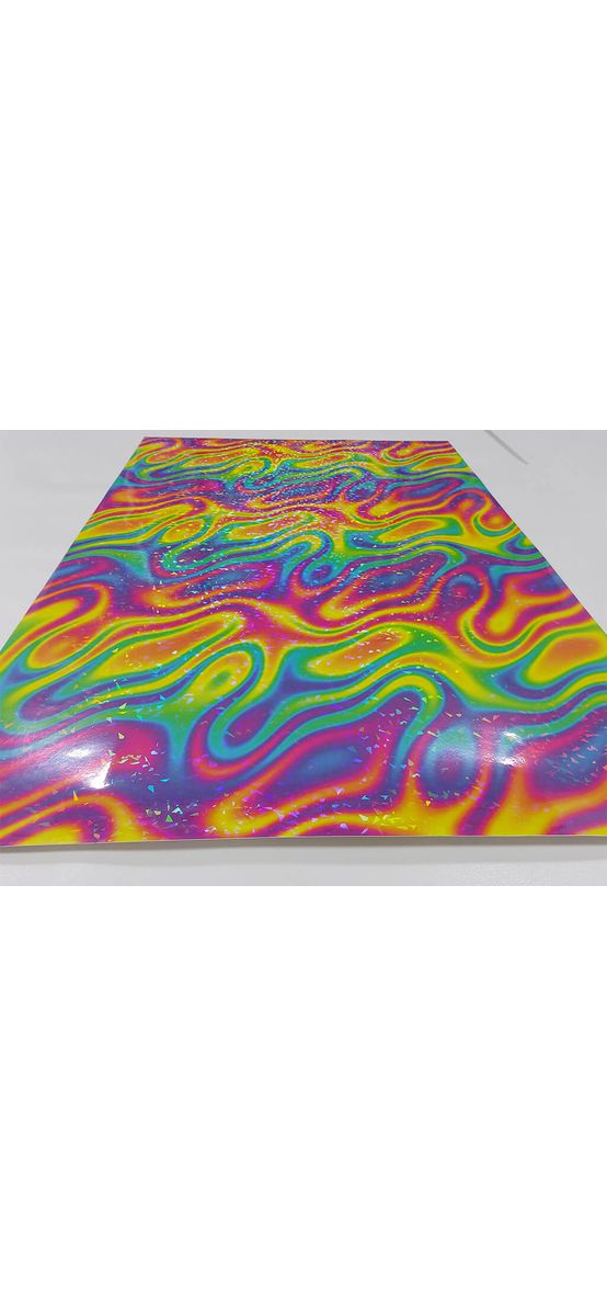 Autocolant holografic decorativ, Folina, model HOL02, 60x200 cm 