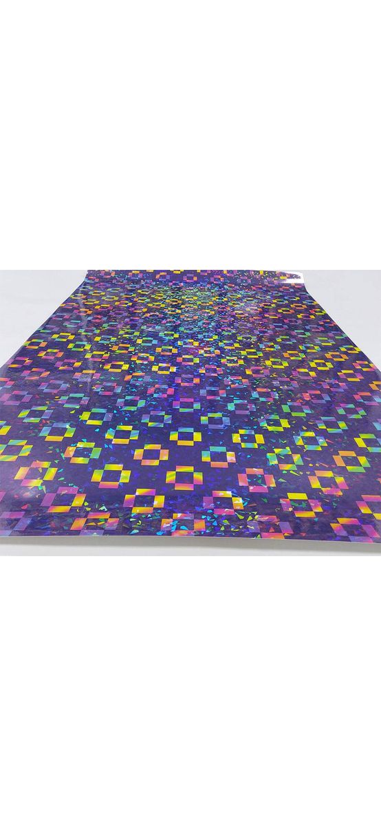 Autocolant holografic decorativ, Folina, model HOL03, 60x200 cm 