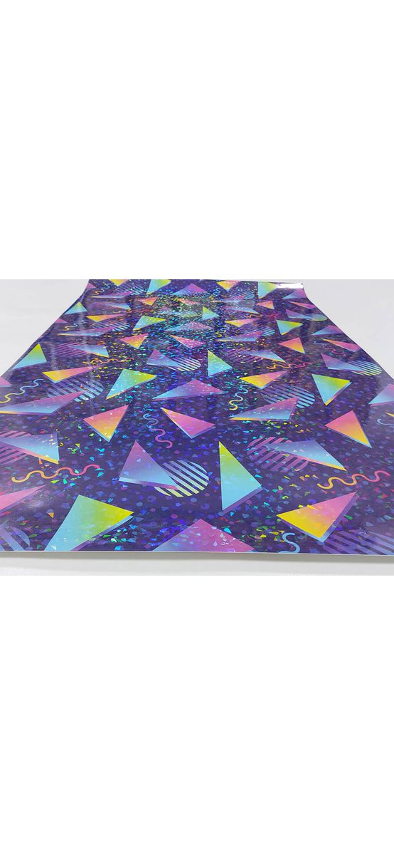 Autocolant holografic decorativ, Folina, model HOL05, 60x200 cm 