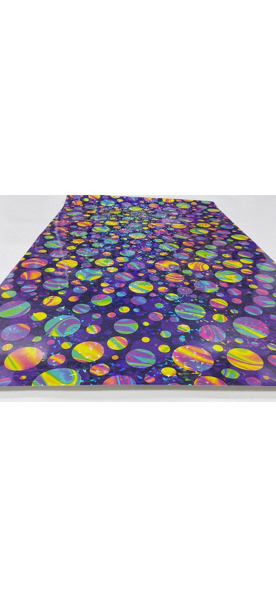 Autocolant holografic decorativ, Folina, model HOL07, 60x200 cm 