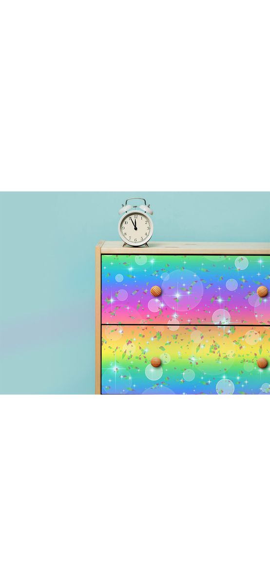 Autocolant holografic decorativ, Folina, model HOL12, 60x200 cm 
