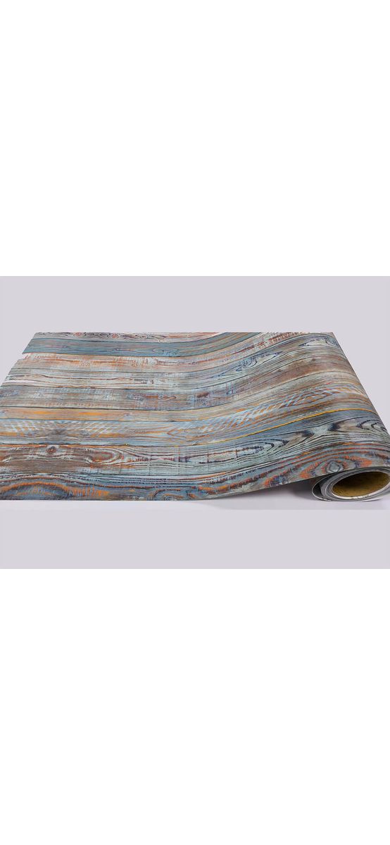 Autocolant lemn vintage, Folina, Rustic Blue, model dungi, 120 cm lăţime