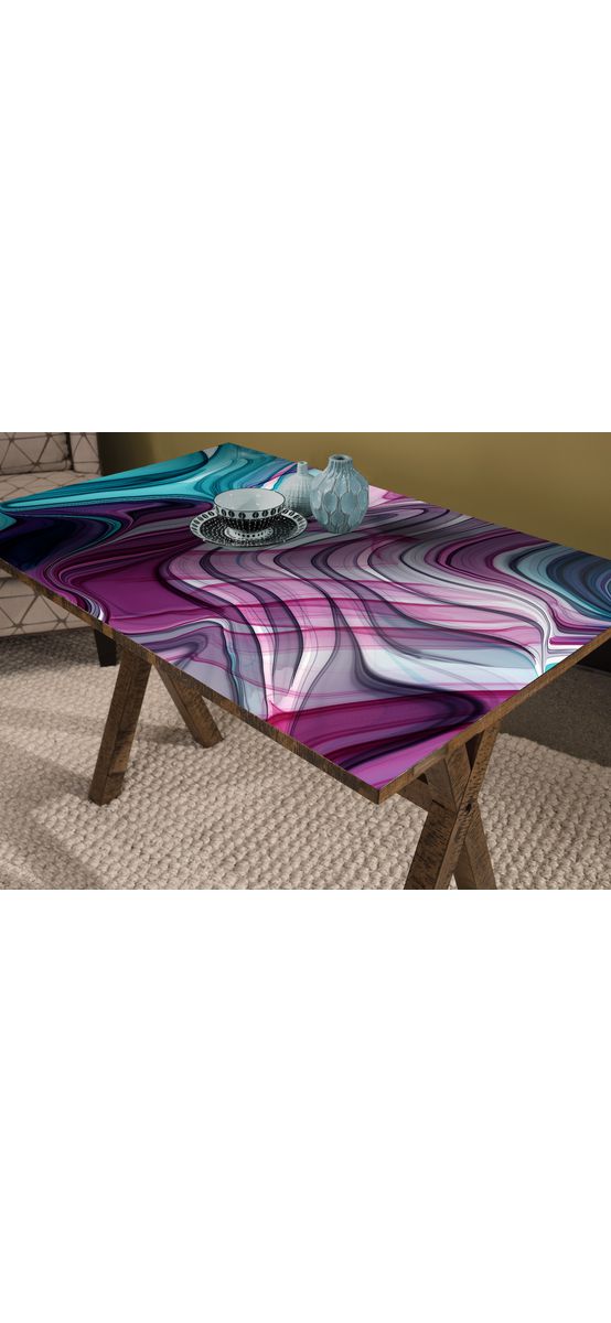 Autocolant blat masă, model abstract, rolă de 100 x 100 cm, racletă inclusă
