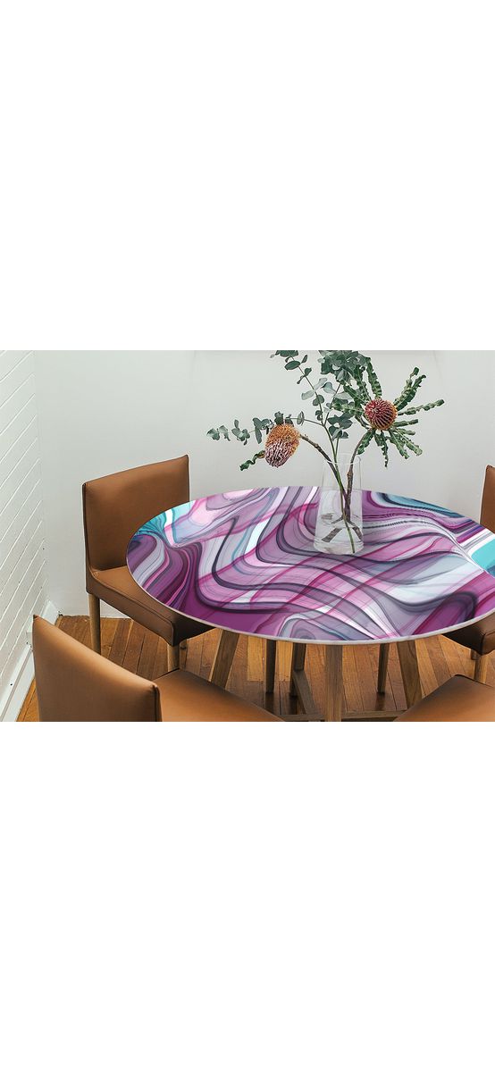 Autocolant blat masă, model abstract, rolă de 100 x 100 cm, racletă inclusă