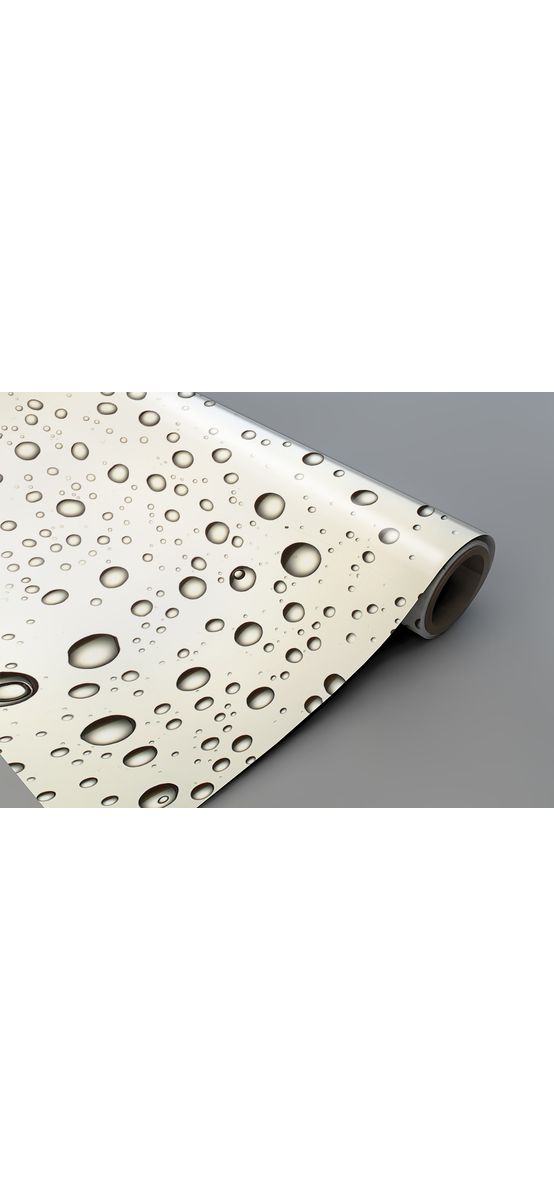 Autocolant blat masă, model brumă, 100 x 100 cm, racletă inclusă