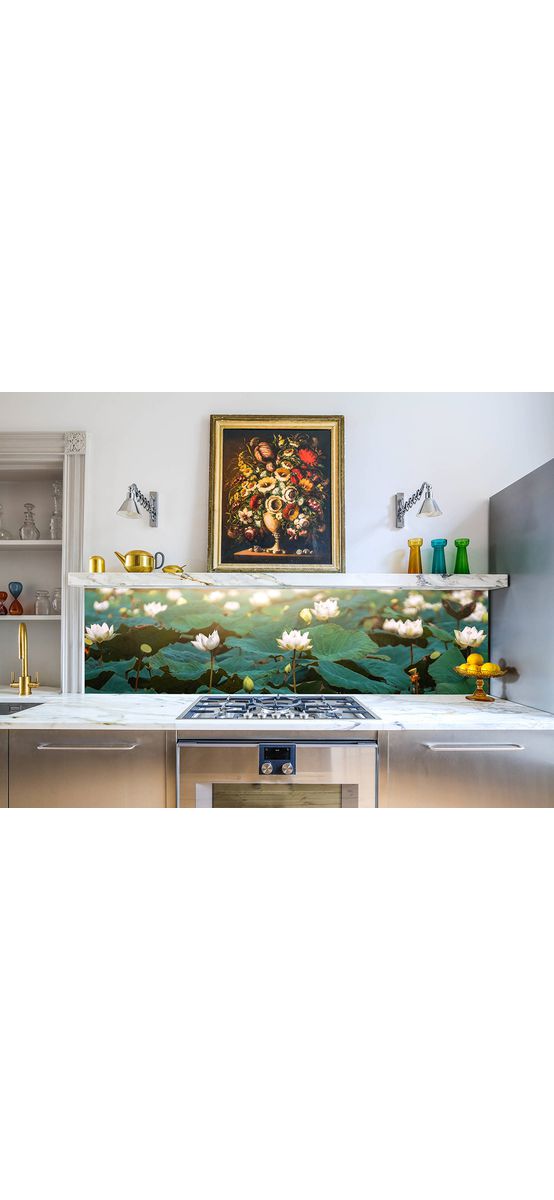 Autocolant perete, Folina, model Nuferi, rolă de 67x200 cm