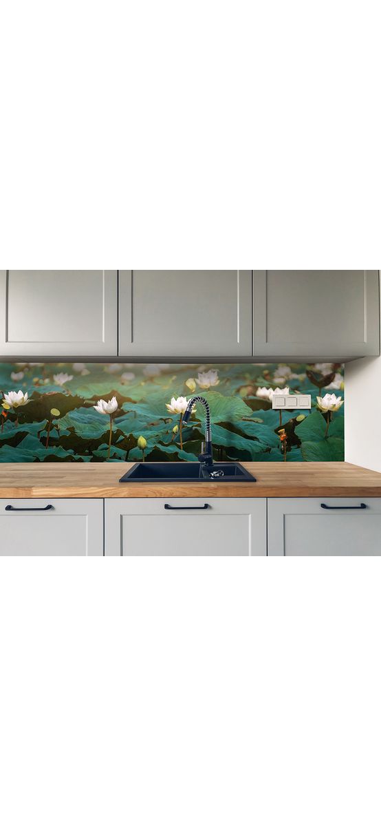 Autocolant perete, Folina, model Nuferi, rolă de 67x200 cm