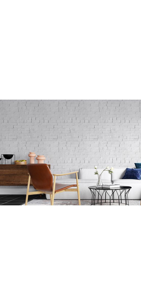 Tapet autoadeziv cărămidă albă, Folina, pentru bucătărie, baie, balcon, hol, rolă de 130x250 cm