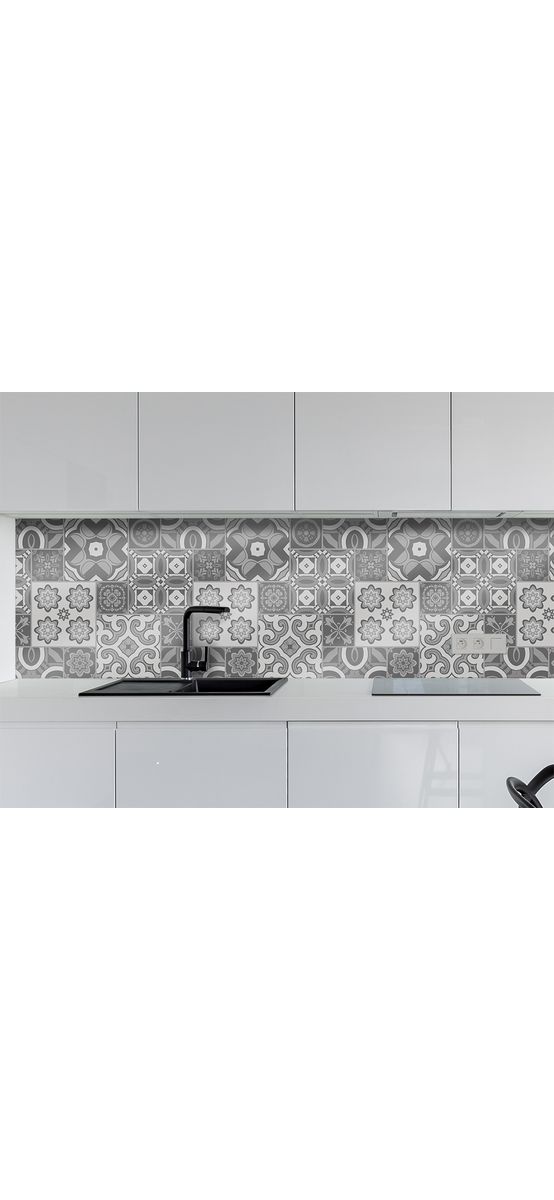 Autocolant perete, Folina, nuanțe de gri, rolă de 67x200 cm