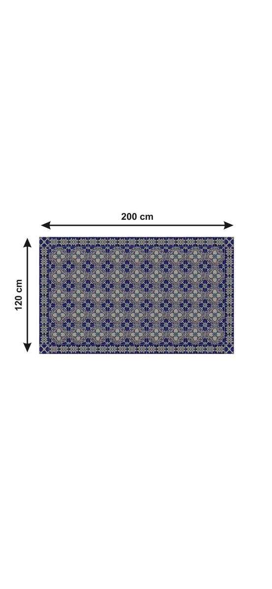 Autocolant gresie şi podele, Folina, model floral, rolă de 200x120 cm