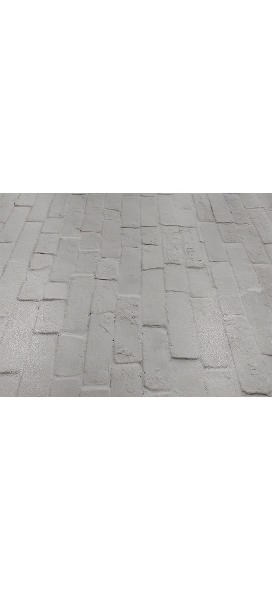 Tapet autoadeziv cărămidă albă, Folina, pentru bucătărie, baie, balcon, hol, rolă de 130x250 cm