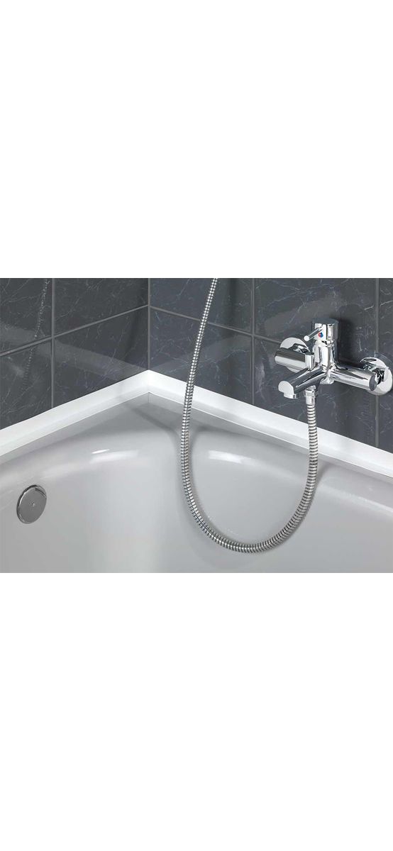 Set 2 role bandă autoadezivă etanşare cadă sau chiuvetă, transparentă, Folina ETF11, 3,5 cm x 3,3 metri
