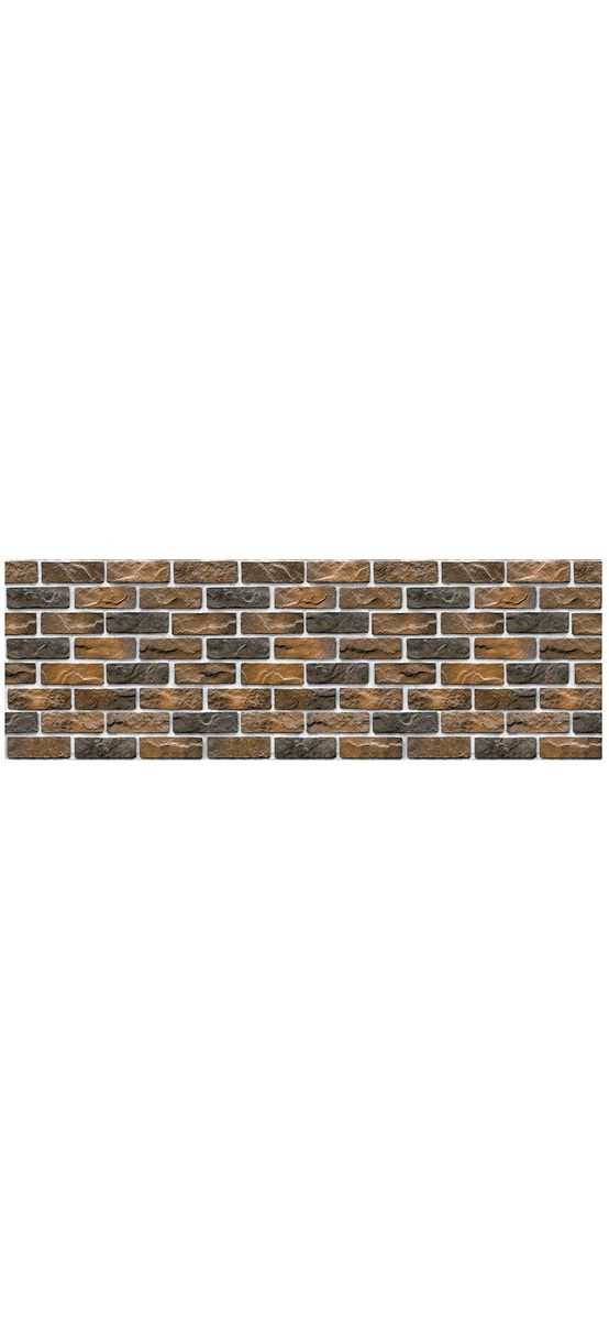 Autocolant perete, Folina, model cărămidă olandeză maro, rolă de 67x200 cm