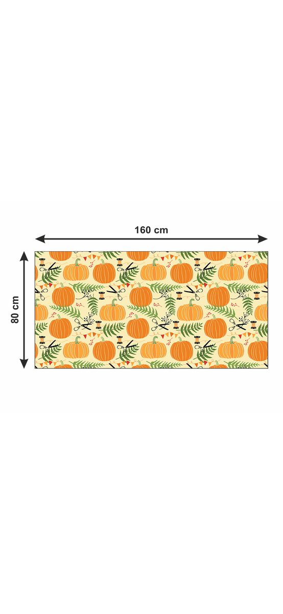 Covor antiderapant pentru hol și terasă, din pvc, model dovlecei, linoleum antiderapant la rolă de 80x158 cm.