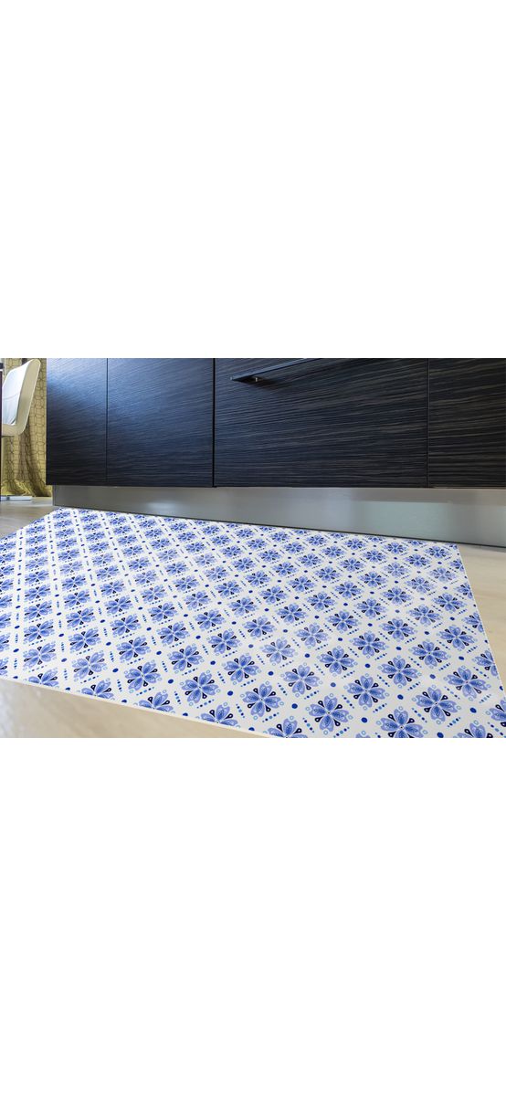 Covor antiderapant pentru bucătărie, din pvc, model Sebang, linoleum antiderapant la rolă de 80x158 cm